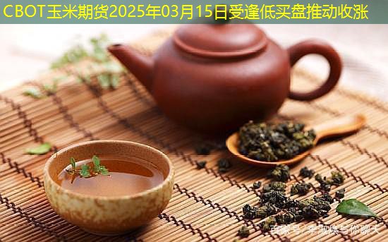 CBOT玉米期货2025年03月15日受逢低买盘推动收涨