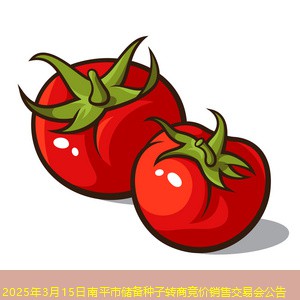 2025年3月15日南平市储备种子转商竞价销售交易会公告