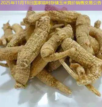 2025年11月18日国家临时存储玉米竞价销售交易公告