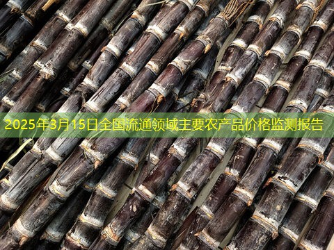 2025年3月15日全国流通领域主要农产品价格监测报告