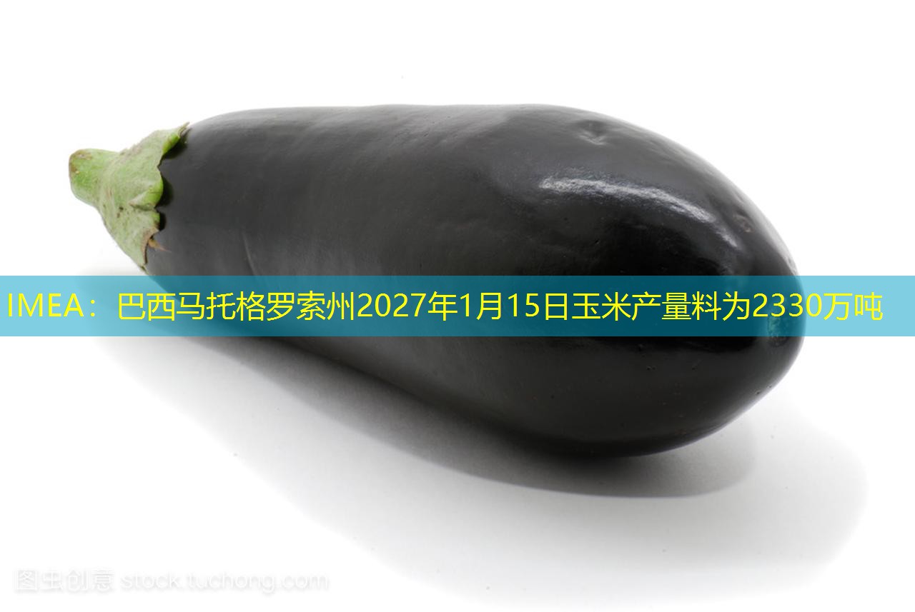 IMEA：巴西马托格罗索州2027年1月15日玉米产量料为2330万吨