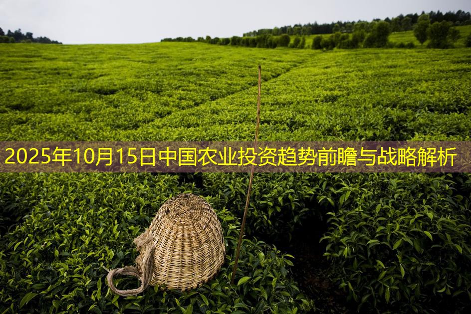 2025年10月15日中国农业投资趋势前瞻与战略解析