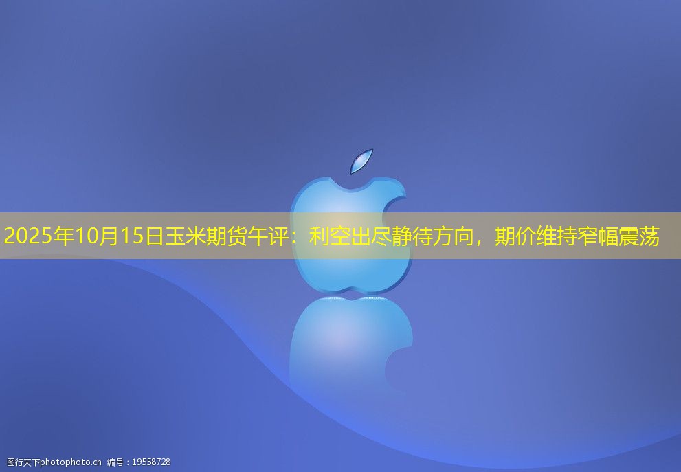 2025年10月15日玉米期货午评：利空出尽静待方向，期价维持窄幅震荡