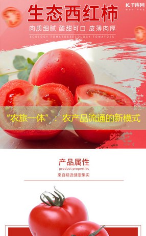 “农旅一体”：农产品流通的新模式