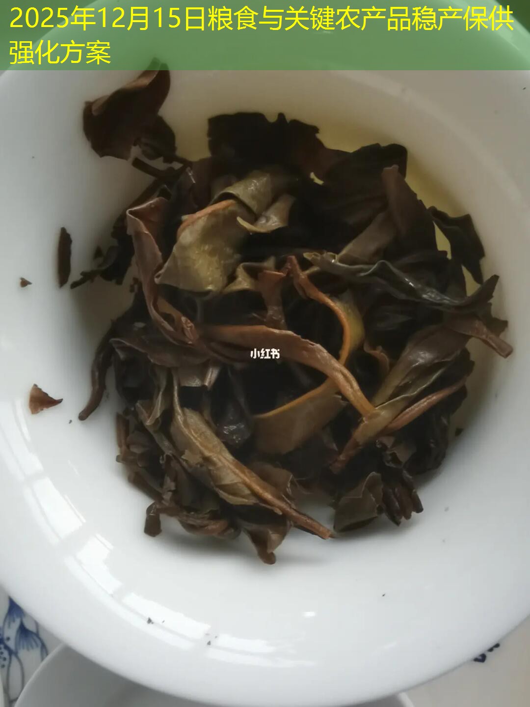 2025年12月15日粮食与关键农产品稳产保供强化方案