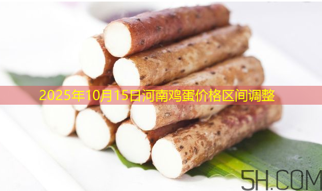 2025年10月15日河南鸡蛋价格区间调整