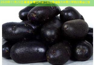 2025年11月23日福建省莆田市涵江区应急储备大米竞价采购交易会公告